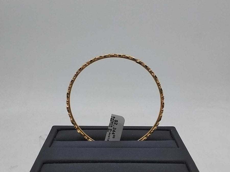 Bangle Bracelet - Yellow Gold 18k (.750) 13 grams 7 inch