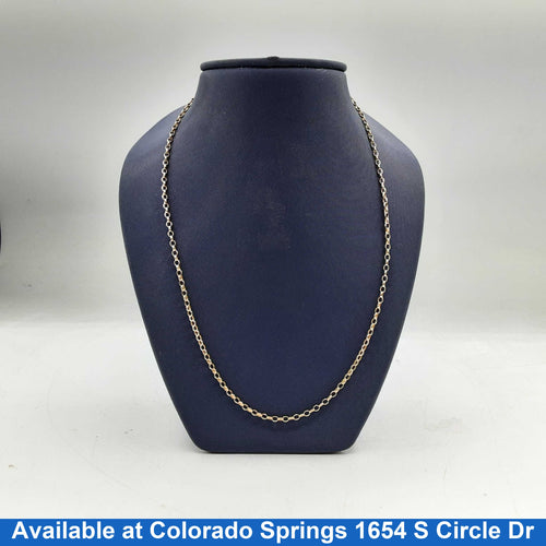 Chain - Yellow Gold 14k (.585) 3.1 grams 24 inch