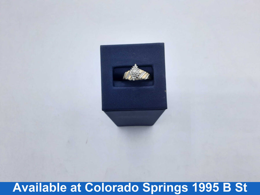 Women's Ring - Yellow Gold 10k (.417) 2.1 grams Size 20