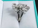 Women's Ring - White Gold 14k (.585) 7.2 grams Size 20