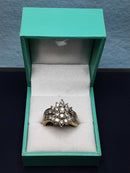 Women's Ring - Yellow Gold 10k (.417) 7.2 grams Size 7.5
