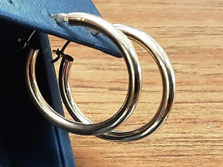 Bangle Earrings - Yellow Gold 10k (.417) 1.7 grams
