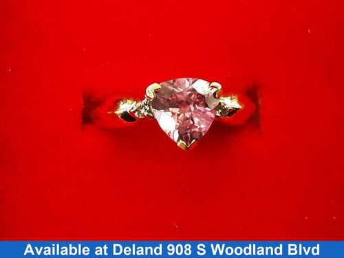 Women's Ring - Yellow Gold 10k (.417) 2.1 grams Size 7