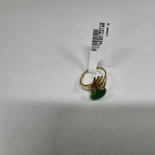 Women's Ring - Solitaire - Yellow Gold 14k (.585) 2.6 grams Size 4