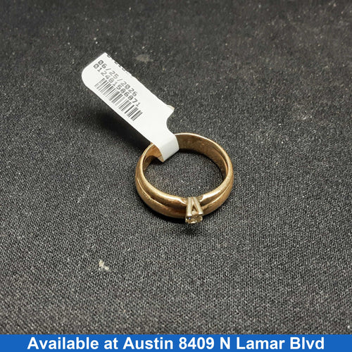 Ring - Engagement Set - Yellow Gold 14k (.585) 7.2 grams Size 7.5