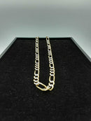 Figaro Chain - Yellow Gold 14k (.585) 73.5 grams 24 inch