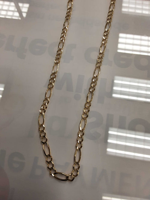 Figaro Chain - Yellow Gold 14k (.585) 12.3 grams 20 inch