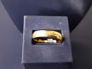 Ring - Wedding Band - Yellow Gold 14k (.585) 8.2 grams Size 14.5