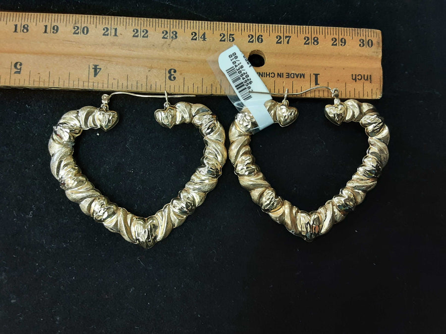Shrimp Earrings - Yellow Gold 10k (.417) 7.8 grams