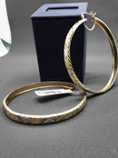 Bangle Earring Yellow Gold 10k (.417) 6.5 grams