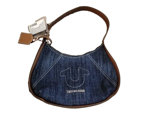 True Religion Blue Purse / Handbag