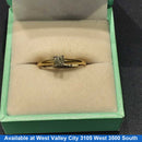 Women's Ring - Solitaire - Yellow Gold 14k (.585) 1.7 grams Size 10