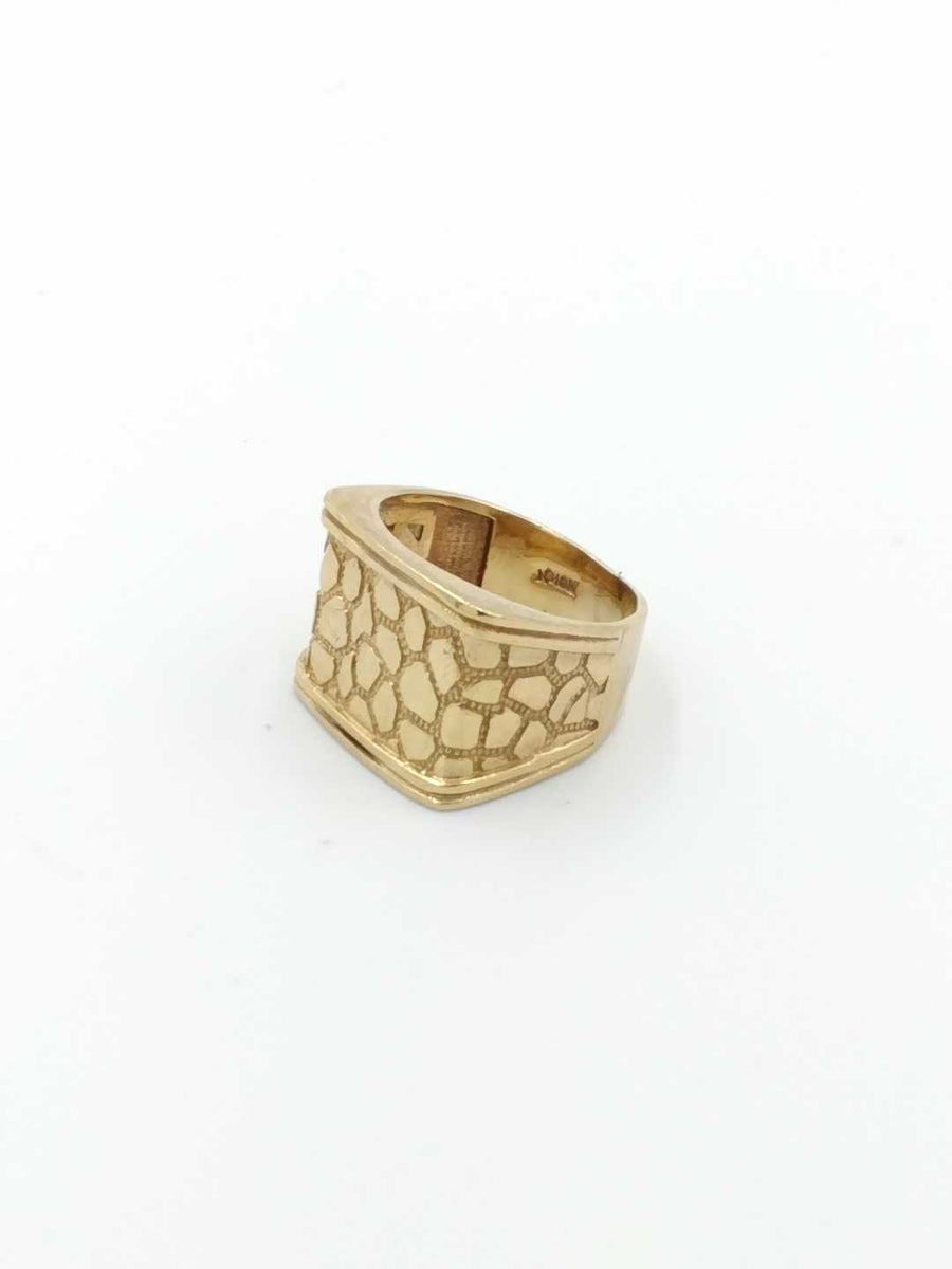 Men's Ring - Yellow Gold 10k (.417) 7 grams Size 9