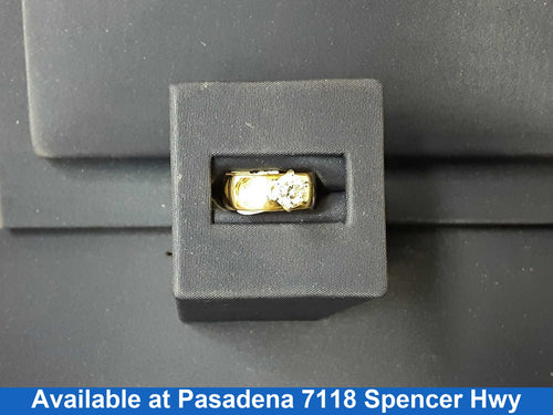 Women's Ring - Solitaire - Yellow Gold 10k (.417) 4.7 grams Size 20