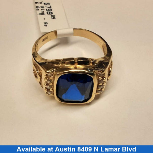 Men's Ring - Yellow Gold 10k (.417) 6.6 grams Size 8
