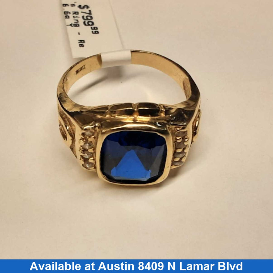 Men's Ring - Yellow Gold 10k (.417) 6.6 grams Size 8