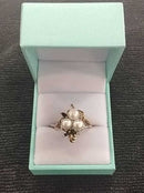 Women's Ring - Yellow Gold 14k (.585) 4.9 grams Size 8.5