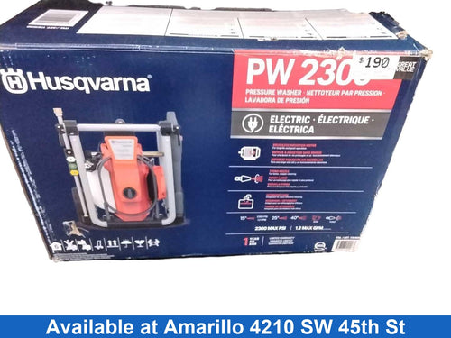 Husqvarna Pw2300 Orange Corded Pressure Washer