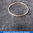 Bangle Bracelet - Yellow Gold 14k (.585) 4.4 grams 4 inch