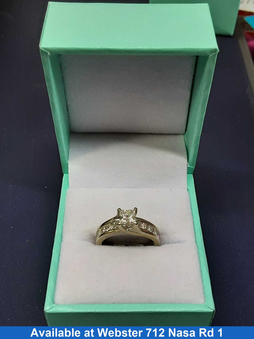 Women's Ring - White Gold 14k (.585) 4.5 grams Size 5