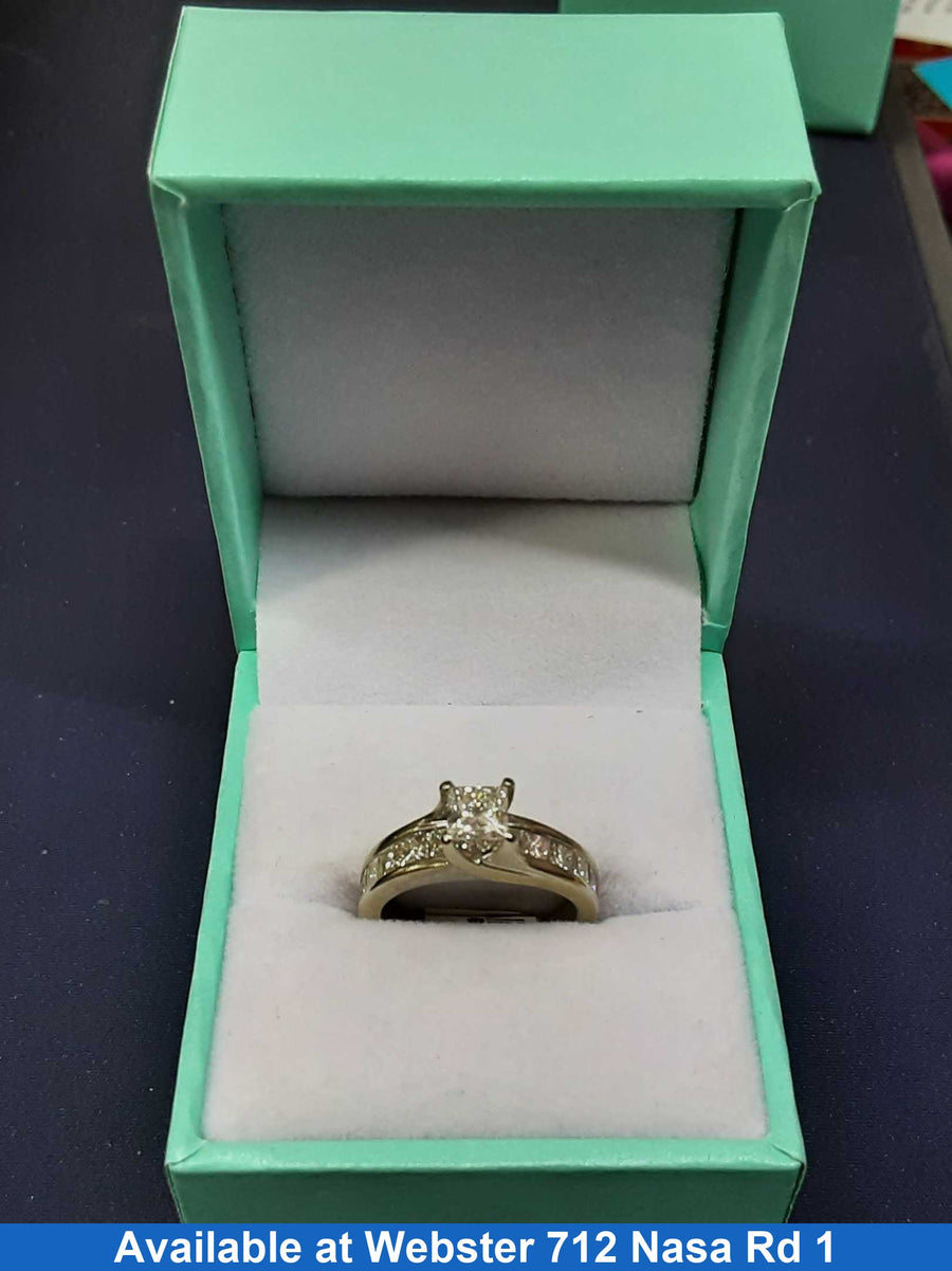 Women's Ring - White Gold 14k (.585) 4.5 grams Size 5