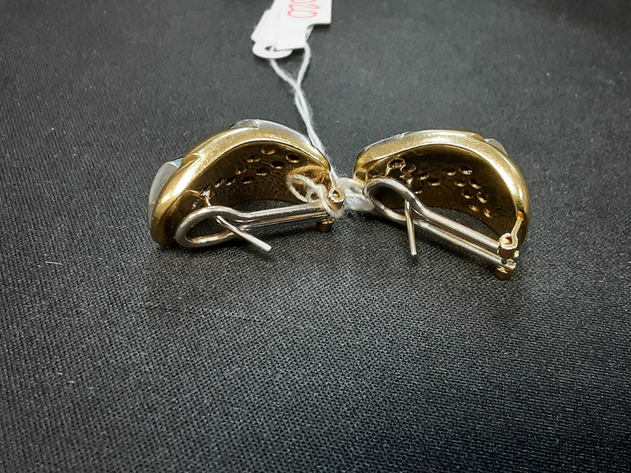 Jacket Earrings - Yellow Gold 18k (.750) 18.6 grams