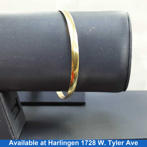 Bangle Bracelet - Yellow Gold 14k (.585) 11 grams 8 inch