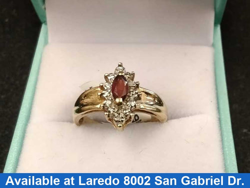 Women's Ring - Yellow Gold 10k (.417) 2.7 grams Size 6