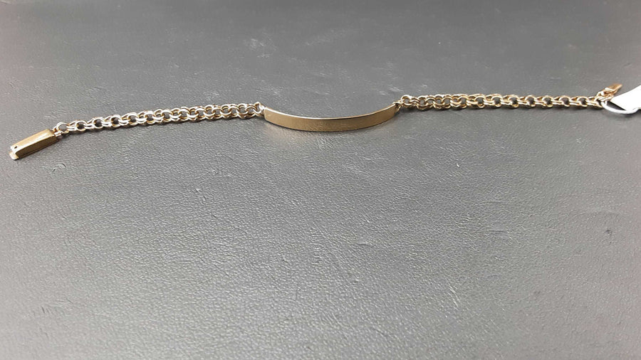 ID Bracelet - Yellow Gold 10k (.417) 3 grams 5 inch