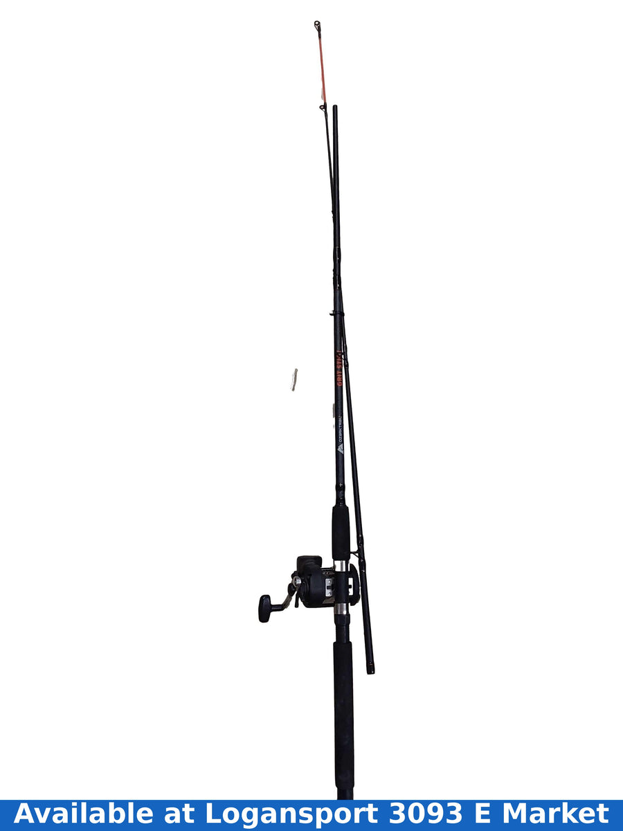 Ozarktrail Gritstick Black Fishing Rod & Reel Combo