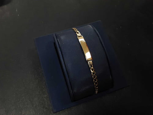ID Bracelet - Yellow Gold 14k (.585) 3.4 grams 8 inch