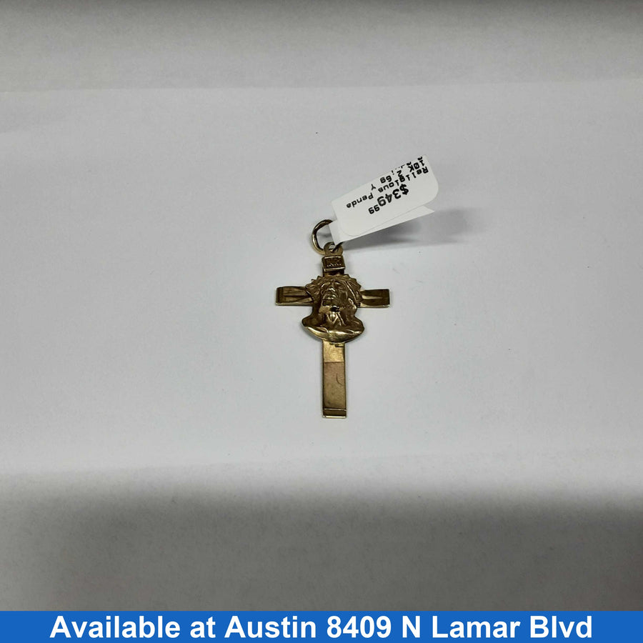 Religious Pendant - Yellow Gold 10k (.417) 2.6 grams
