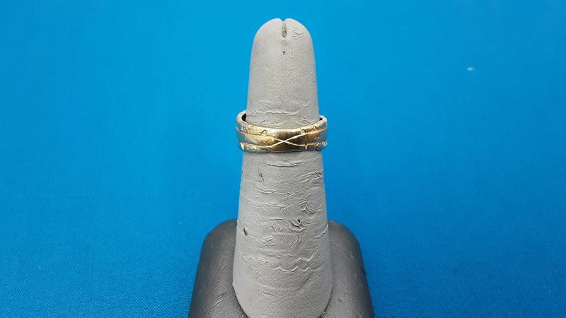 Man's Ring - Fancy 14k Yellow Gold