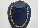 Rope Chain Yellow Gold 10k 22 Inch
