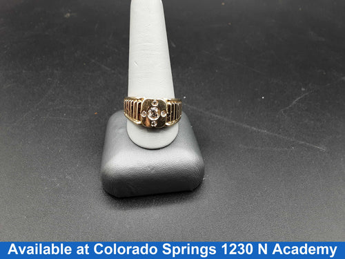 Men's Ring - Yellow Gold 14k (.585) 11.1 grams Size 12.5