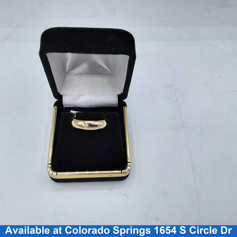 Men's Ring - Yellow Gold 14k (.585) 5.7 grams Size 7