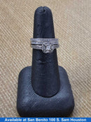 Ring - Wedding Set - White Gold 10k (.417) 5.9 grams Size 7