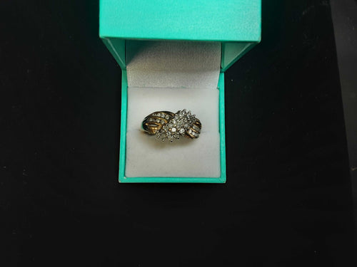 Women's Ring - Yellow Gold 10k (.417) 7.3 grams Size 12