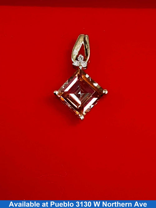 Diamond Pendant - Yellow Gold 10k (.417) 1.8 grams