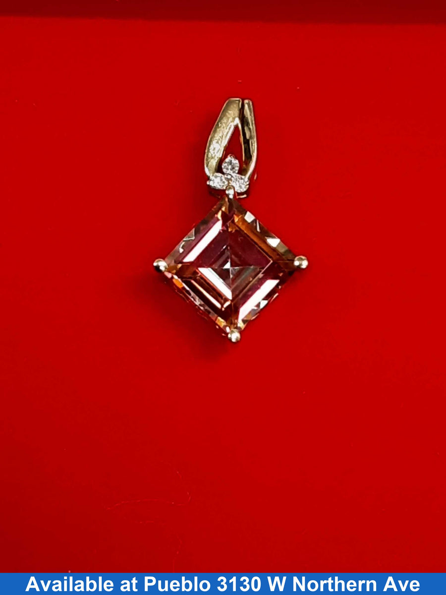 Diamond Pendant - Yellow Gold 10k (.417) 1.8 grams