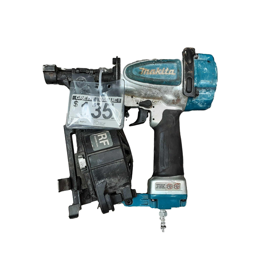 Makita An454 Blue Pneumatic Roofing Nailer