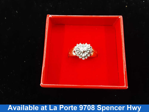 Women's Ring - Yellow Gold 10k (.417) 3.2 grams Size 7