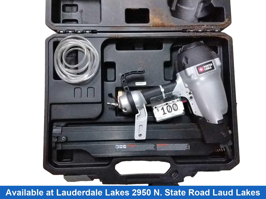 Portable Cable Fr350b Gray Pneumatic Roofing Nailer