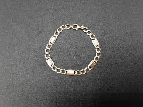 Figaro Bracelet - Yellow Gold 10k (.417) 5.1 grams 4 inch
