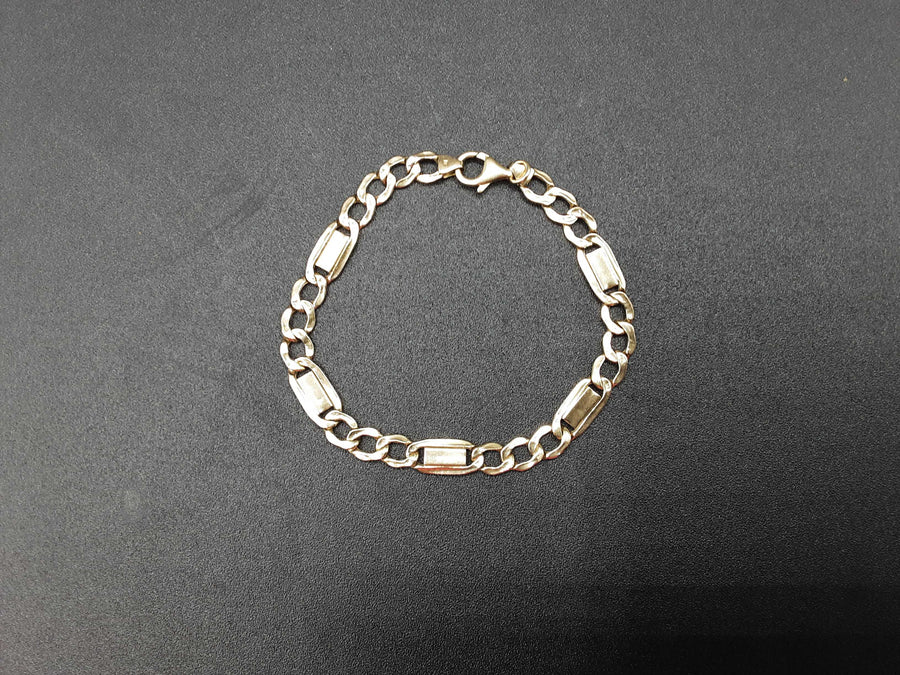 Figaro Bracelet - Yellow Gold 10k (.417) 5.1 grams 4 inch