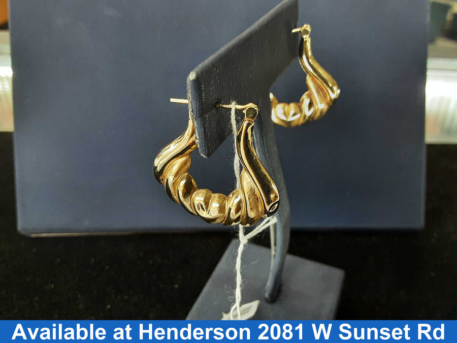 Shrimp Earrings - Yellow Gold 14k (.585) 3 grams