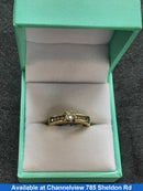 Women's Ring - Solitaire - Yellow Gold 10k (.417) 3.9 grams Size 6