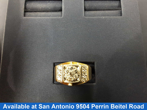 Men's Ring - Yellow Gold 14k (.585) 7.5 grams Size 9