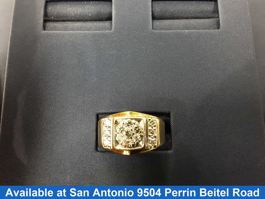 Men's Ring - Yellow Gold 14k (.585) 7.5 grams Size 9