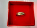 Ring - Wedding Band - Yellow Gold 18k (.750) 7.8 grams Size 10